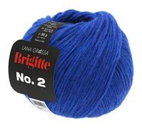 LANA GROSSA Brigitte Nr.2 | Edle Netzgarnstruktur aus Alpaka und Baumwolle | Handstrickgarn aus 47% Alpaka, 45% Baumwolle & 8% Schurwolle | 50g Wolle zum Stricken & Häkeln | 140m Garn FB 30