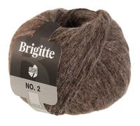 LANA GROSSA Brigitte Nr.2 | Edle Netzgarnstruktur aus Alpaka und Baumwolle | Handstrickgarn aus 47% Alpaka, 45% Baumwolle & 8% Schurwolle | 50g Wolle zum Stricken & Häkeln | 140m Garn FB 60