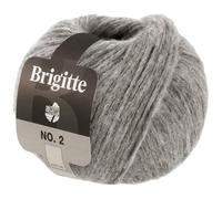 LANA GROSSA Brigitte Nr.2 | Edle Netzgarnstruktur aus Alpaka und Baumwolle | Handstrickgarn aus 47% Alpaka, 45% Baumwolle & 8% Schurwolle | 50g Wolle zum Stricken & Häkeln | 140m Garn FB 70