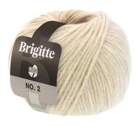 LANA GROSSA Brigitte Nr.2 | Edle Netzgarnstruktur aus Alpaka und Baumwolle | Handstrickgarn aus 47% Alpaka, 45% Baumwolle & 8% Schurwolle | 50g Wolle zum Stricken & Häkeln | 140m Garn FB 47