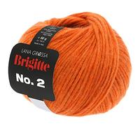 LANA GROSSA Brigitte Nr.2 | Edle Netzgarnstruktur aus Alpaka und Baumwolle | Handstrickgarn aus 47% Alpaka, 45% Baumwolle & 8% Schurwolle | 50g Wolle zum Stricken & Häkeln | 140m Garn FB 45