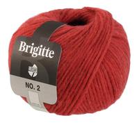 LANA GROSSA Brigitte Nr.2 | Edle Netzgarnstruktur aus Alpaka und Baumwolle | Handstrickgarn aus 47% Alpaka, 45% Baumwolle & 8% Schurwolle | 50g Wolle zum Stricken & Häkeln | 140m Garn FB 59