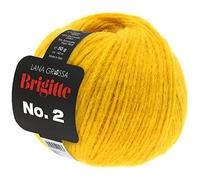 LANA GROSSA Brigitte Nr.2 | Edle Netzgarnstruktur aus Alpaka und Baumwolle | Handstrickgarn aus 47% Alpaka, 45% Baumwolle & 8% Schurwolle | 50g Wolle zum Stricken & Häkeln | 140m Garn FB 21