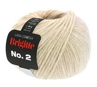 LANA GROSSA Brigitte Nr.2 | Edle Netzgarnstruktur aus Alpaka und Baumwolle | Handstrickgarn aus 47% Alpaka, 45% Baumwolle & 8% Schurwolle | 50g Wolle zum Stricken & Häkeln | 140m Garn FB 47