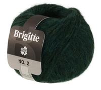 LANA GROSSA Brigitte Nr.2 | Edle Netzgarnstruktur aus Alpaka und Baumwolle | Handstrickgarn aus 47% Alpaka, 45% Baumwolle & 8% Schurwolle | 50g Wolle zum Stricken & Häkeln | 140m Garn FB 73