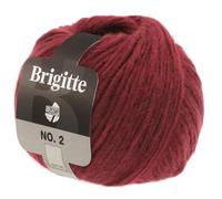 LANA GROSSA Brigitte Nr.2 | Edle Netzgarnstruktur aus Alpaka und Baumwolle | Handstrickgarn aus 47% Alpaka, 45% Baumwolle & 8% Schurwolle | 50g Wolle zum Stricken & Häkeln | 140m Garn FB 33