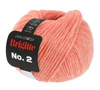 LANA GROSSA Brigitte Nr.2 | Edle Netzgarnstruktur aus Alpaka und Baumwolle | Handstrickgarn aus 47% Alpaka, 45% Baumwolle & 8% Schurwolle | 50g Wolle zum Stricken & Häkeln | 140m Garn FB 46