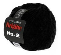 LANA GROSSA Brigitte Nr.2 | Edle Netzgarnstruktur aus Alpaka und Baumwolle | Handstrickgarn aus 47% Alpaka, 45% Baumwolle & 8% Schurwolle | 50g Wolle zum Stricken & Häkeln | 140m Garn FB 36