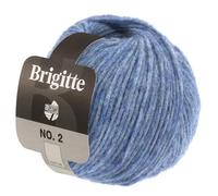 LANA GROSSA Brigitte Nr.2 | Edle Netzgarnstruktur aus Alpaka und Baumwolle | Handstrickgarn aus 47% Alpaka, 45% Baumwolle & 8% Schurwolle | 50g Wolle zum Stricken & Häkeln | 140m Garn FB 6