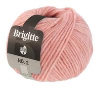 LANA GROSSA Brigitte Nr.2 | Edle Netzgarnstruktur aus Alpaka und Baumwolle | Handstrickgarn aus 47% Alpaka, 45% Baumwolle & 8% Schurwolle | 50g Wolle zum Stricken & Häkeln | 140m Garn FB 55