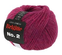 LANA GROSSA Brigitte Nr.2 | Edle Netzgarnstruktur aus Alpaka und Baumwolle | Handstrickgarn aus 47% Alpaka, 45% Baumwolle & 8% Schurwolle | 50g Wolle zum Stricken & Häkeln | 140m Garn FB 38