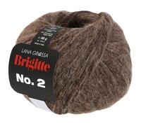 LANA GROSSA Brigitte Nr.2 | Edle Netzgarnstruktur aus Alpaka und Baumwolle | Handstrickgarn aus 47% Alpaka, 45% Baumwolle & 8% Schurwolle | 50g Wolle zum Stricken & Häkeln | 140m Garn FB 60