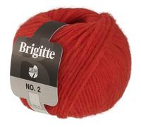 LANA GROSSA Brigitte Nr.2 | Edle Netzgarnstruktur aus Alpaka und Baumwolle | Handstrickgarn aus 47% Alpaka, 45% Baumwolle & 8% Schurwolle | 50g Wolle zum Stricken & Häkeln | 140m Garn FB 74