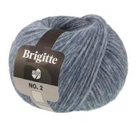 Lana Grossa Handstrickgarn BRIGITTE Nr.2 – 47% Alpaka/45% Baumwolle/8% Schurwolle – 50g (FB 6 Jeans)