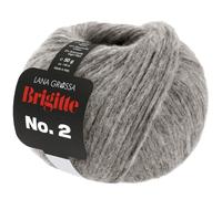 LANA GROSSA Brigitte Nr.2 | Edle Netzgarnstruktur aus Alpaka und Baumwolle | Handstrickgarn aus 47% Alpaka, 45% Baumwolle & 8% Schurwolle | 50g Wolle zum Stricken & Häkeln | 140m Garn FB 70