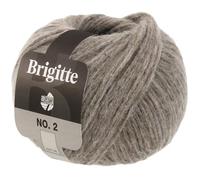 LANA GROSSA Brigitte Nr.2 | Edle Netzgarnstruktur aus Alpaka und Baumwolle | Handstrickgarn aus 47% Alpaka, 45% Baumwolle & 8% Schurwolle | 50g Wolle zum Stricken & Häkeln | 140m Garn FB 69