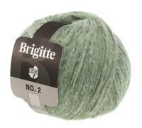 LANA GROSSA Brigitte Nr.2 | Edle Netzgarnstruktur aus Alpaka und Baumwolle | Handstrickgarn aus 47% Alpaka, 45% Baumwolle & 8% Schurwolle | 50g Wolle zum Stricken & Häkeln | 140m Garn FB 18