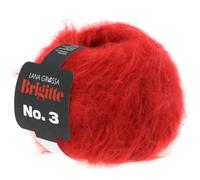 LANA GROSSA Brigitte Nr.3 | Super weiche, volumige Mohairmischung | Handstrickgarn aus 20% Mohair (Super Kid), 57% Schurwolle (Merino) & 23% Polyamid | 25g Wolle, Stricken & Häkeln | 100m Garn FB 4