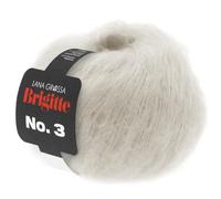 LANA GROSSA Brigitte Nr.3 | Super weiche, volumige Mohairmischung | Handstrickgarn aus 20% Mohair (Super Kid), 57% Schurwolle (Merino) & 23% Polyamid | 25g Wolle zum Stricken & Häkeln | 100m Garn