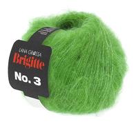 LANA GROSSA Brigitte Nr.3 | Super weiche, volumige Mohairmischung | Handstrickgarn aus 20% Mohair (Super Kid), 57% Schurwolle (Merino) & 23% Polyamid | 25g Wolle, Stricken & Häkeln | 100m Garn FB 59