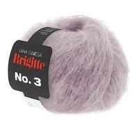 LANA GROSSA Brigitte Nr.3 | Super weiche, volumige Mohairmischung | Handstrickgarn aus 20% Mohair (Super Kid), 57% Schurwolle (Merino) & 23% Polyamid | 25g Wolle, Stricken & Häkeln | 100m Garn FB 55