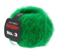 LANA GROSSA Brigitte Nr.3 | Super weiche, volumige Mohairmischung | Handstrickgarn aus 20% Mohair (Super Kid), 57% Schurwolle (Merino) & 23% Polyamid | 25g Wolle, Stricken & Häkeln | 100m Garn FB 15