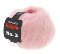 LANA GROSSA Brigitte Nr.3 | Super weiche, volumige Mohairmischung | Handstrickgarn aus 20% Mohair (Super Kid), 57% Schurwolle (Merino) & 23% Polyamid | 25g Wolle zum Stricken & Häkeln | 100m Garn