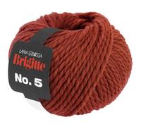 LANA GROSSA Brigitte Nr.5 | 2-fach verzwirntes Merino-Dochtgarn | Handstrickgarn aus 100% Schurwolle (Merino extrafein) | 50g Wolle zum Stricken & Häkeln | 75m Garn FB 15