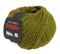 LANA GROSSA Brigitte Nr.5 | 2-fach verzwirntes Merino-Dochtgarn | Handstrickgarn aus 100% Schurwolle (Merino extrafein) | 50g Wolle zum Stricken & Häkeln | 75m Garn FB 17