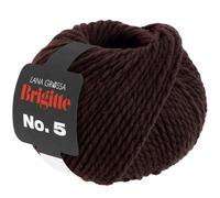 LANA GROSSA Brigitte Nr.5 | 2-fach verzwirntes Merino-Dochtgarn | Handstrickgarn aus 100% Schurwolle (Merino extrafein) | 50g Wolle zum Stricken & Häkeln | 75m Garn FB 23