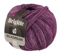 LANA GROSSA Brigitte Silkdream | Zartes, klassisch gezwirntes Garn aus Maulbeerseide | Handstrickgarn aus 60% Schurwolle, 30% Seide & 10% Mohair | 50g Wolle zum Stricken & Häkeln | 270m Garn FB 10