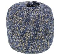LANA GROSSA Brillino | Beilaufgarn mit farbigem Lurexfaden | Handstrickgarn aus 83% Viskose & 17% metallische Faser | 25g Wolle zum Stricken & Häkeln | 200m Garn FB 35