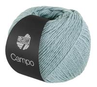 LANA GROSSA Campo | Feines, mehrfach verzwirntes Baumwoll-Mischgarn mit Struktur | Handstrickgarn aus 65% Baumwolle & 25% Viskose & 10% Leinen | 50g Wolle zum Stricken & Häkeln | 165m Garn FB 33