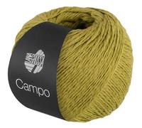 LANA GROSSA Campo | Feines, mehrfach verzwirntes Baumwoll-Mischgarn mit Struktur | Handstrickgarn aus 65% Baumwolle & 25% Viskose & 10% Leinen | 50g Wolle zum Stricken & Häkeln | 165m Garn FB 30