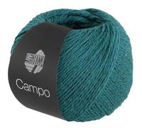 LANA GROSSA Campo | Feines, mehrfach verzwirntes Baumwoll-Mischgarn mit Struktur | Handstrickgarn aus 65% Baumwolle & 25% Viskose & 10% Leinen | 50g Wolle zum Stricken & Häkeln | 165m Garn FB 8
