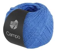 LANA GROSSA Campo | Feines, mehrfach verzwirntes Baumwoll-Mischgarn mit Struktur | Handstrickgarn aus 65% Baumwolle & 25% Viskose & 10% Leinen | 50g Wolle zum Stricken & Häkeln | 165m Garn FB 5