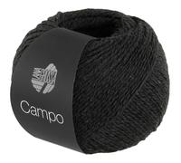 LANA GROSSA Campo | Feines, mehrfach verzwirntes Baumwoll-Mischgarn mit Struktur | Handstrickgarn aus 65% Baumwolle & 25% Viskose & 10% Leinen | 50g Wolle zum Stricken & Häkeln | 165m Garn FB 24