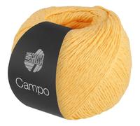 LANA GROSSA Campo | Feines, mehrfach verzwirntes Baumwoll-Mischgarn mit Struktur | Handstrickgarn aus 65% Baumwolle & 25% Viskose & 10% Leinen | 50g Wolle zum Stricken & Häkeln | 165m Garn FB 13