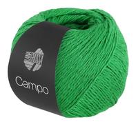 LANA GROSSA Campo | Feines, mehrfach verzwirntes Baumwoll-Mischgarn mit Struktur | Handstrickgarn aus 65% Baumwolle & 25% Viskose & 10% Leinen | 50g Wolle zum Stricken & Häkeln | 165m Garn FB 9