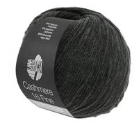 Lana Grossa Wolle Cashmere 16 Fine - 80% Schurwolle, 10% Kaschmir & Polyamid - 50 g/320 m Anthrazit