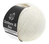 Cashmere 16 Fine von Lana Grossa, Rohweiß, aus Schurwolle