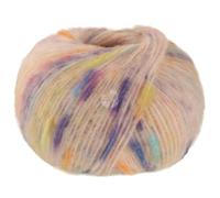 LANA GROSSA Cassata | Flauschiges Effektgarn mit bunten Farbspots| Handstrickgarn aus 54% Schurwolle (Merino extrafine), 30% Polyamid & 16% Baumwolle | 50g Wolle, Stricken & Häkeln | 175m FB 1