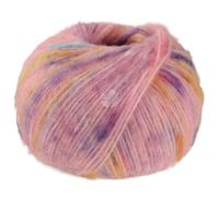 Lana Grossa Cassata 02 - Rosé/Hellrot/Gelb/Flieder/Mandarin