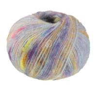 LANA GROSSA Cassata | Flauschiges Effektgarn mit bunten Farbspots| Handstrickgarn aus 54% Schurwolle (Merino extrafine), 30% Polyamid & 16% Baumwolle | 50g Wolle, Stricken & Häkeln | 175m FB 4