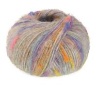 LANA GROSSA Cassata | Flauschiges Effektgarn mit bunten Farbspots| Handstrickgarn aus 54% Schurwolle (Merino extrafine), 30% Polyamid & 16% Baumwolle | 50g Wolle, Stricken & Häkeln | 175m FB 12