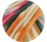 Lana Grossa Confetti 18 - Rohweiß/Pfirsich/Mandarin/Rosa/Weiß-/Resedagrün
