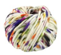 Lana Grossa Handstrickgarn Confetti – fingerdickes Merino-Dochtgarn, 100% Schurwolle, 100 g, FB 204