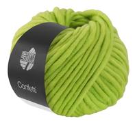 LANA GROSSA Confetti | Fingerdickes Merino-Dochtgarn mit Sprenkeldruck | Handstrickgarn aus 100% Schurwolle (Merino) | 100g Wolle zum Stricken & Häkeln | 50m Garn