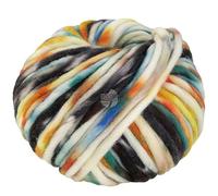 LANA GROSSA Confetti | Fingerdickes Merino-Dochtgarn mit Sprenkeldruck | Handstrickgarn aus 100% Schurwolle (Merino) | 100g Wolle zum Stricken & Häkeln | 50m Garn FB 7