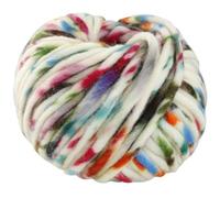 Lana Grossa Confetti | Fingerdickes Merino-Dochtgarn mit Sprenkeldruck | Handstrickgarn aus 100% Schurwolle (Merino) | 100g Wolle zum Stricken & Häkeln | 50m Garn